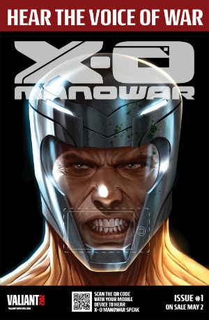 X-O Manowar QR Code Poster X-O Manowar QR Code Poster