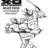X-O Manowar Statue Concept Sketch
